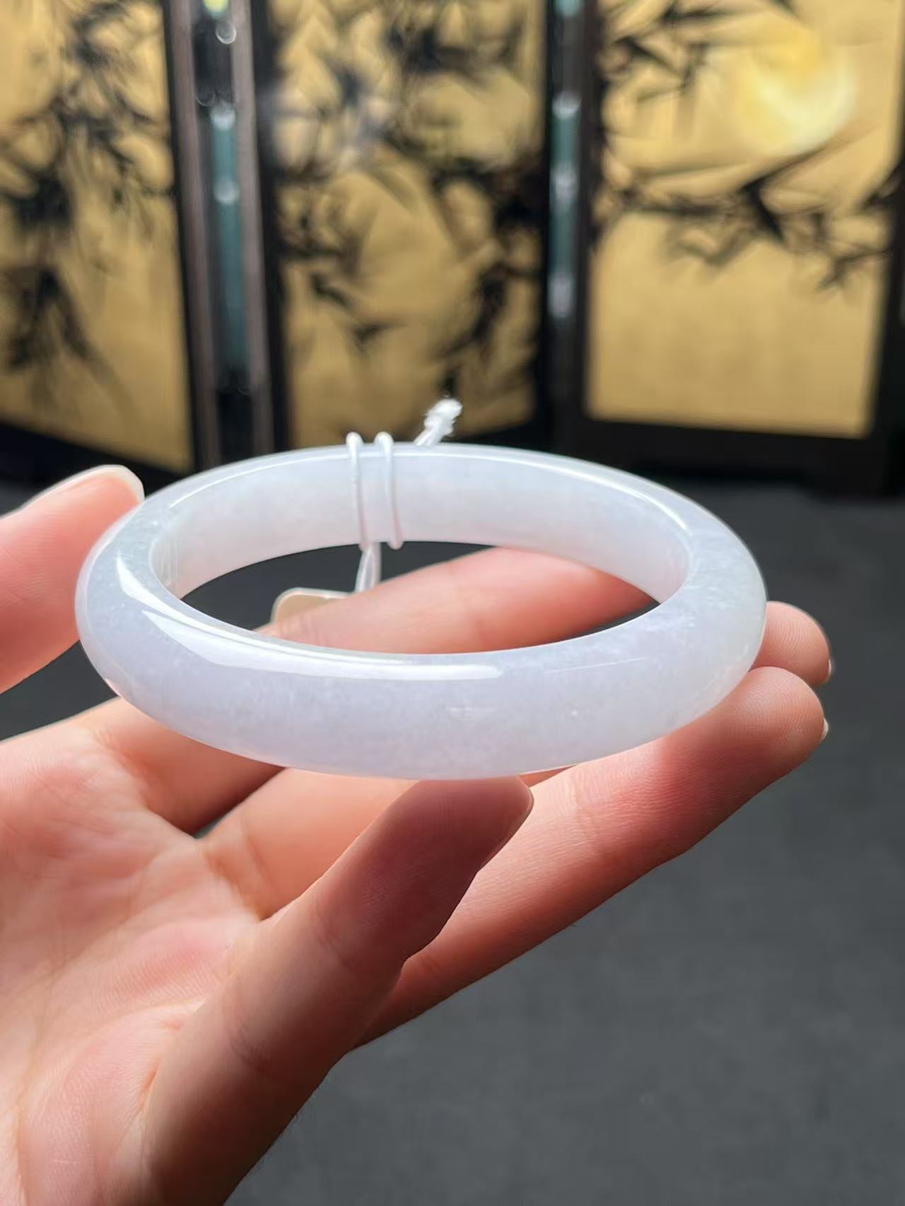 天然.保真.老坑种.53+圈-天然缅甸A货翡翠.冰粉紫-25070112