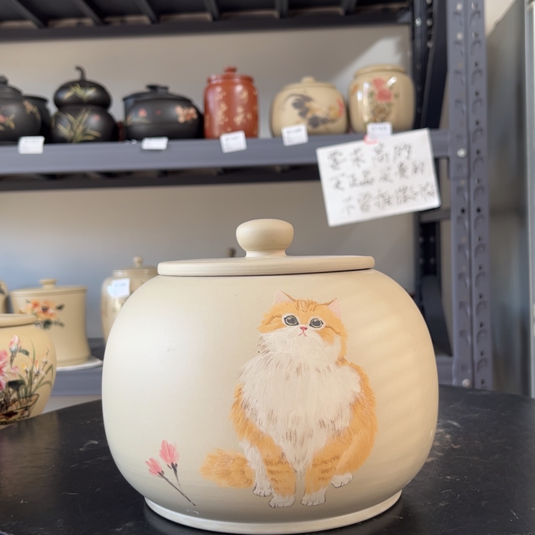 白泥哑光存茶罐醒茶罐微瑕68