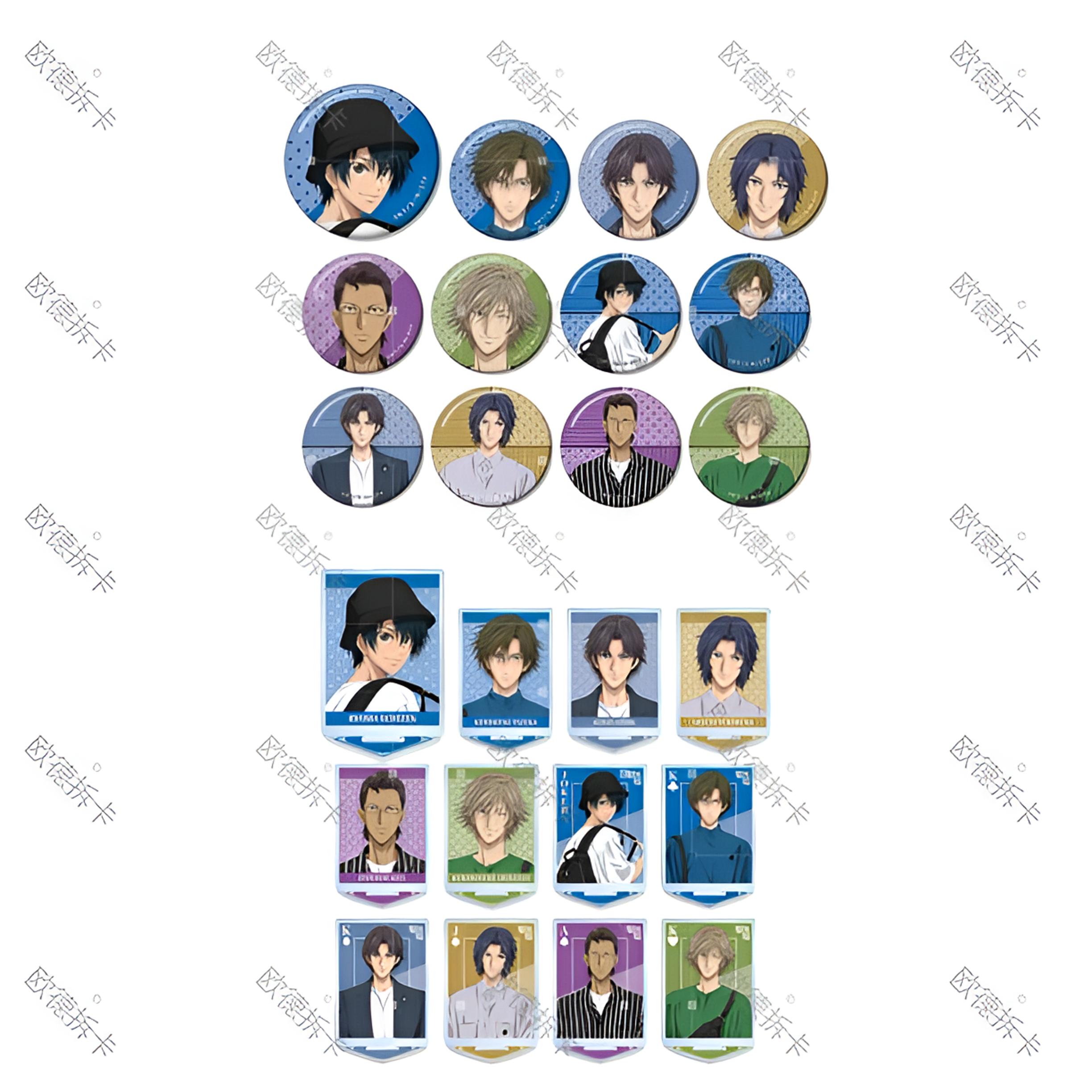 网球王子 旧私服系列 吧唧小立牌