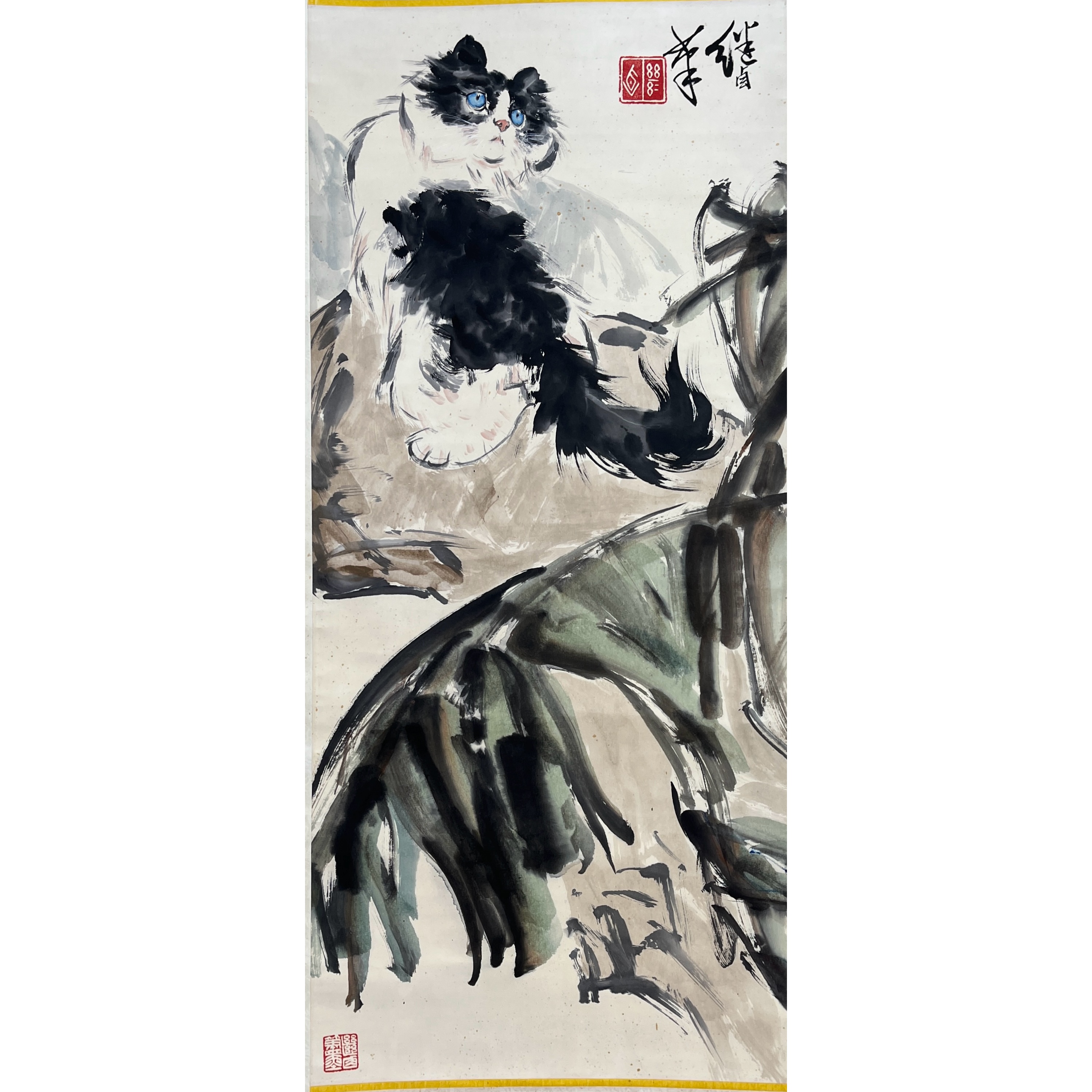 Lot 1160 《耄耋图》 94cm*42cm