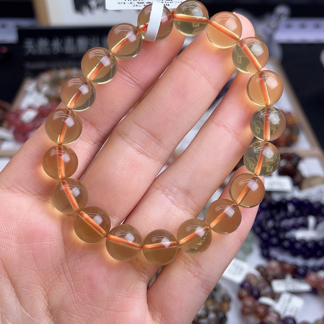 未镶嵌水晶手串天然