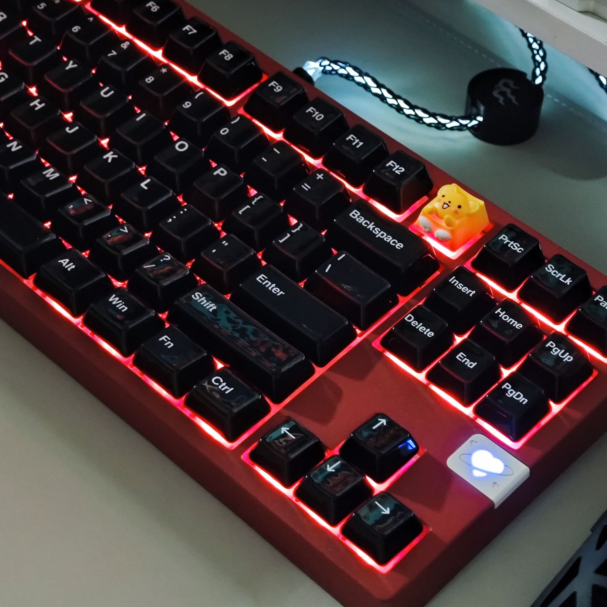 SCC80套件铝坨坨客制化机械键盘套件三模键盘RGB灯效电竞办公通用