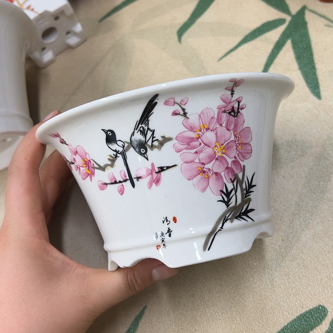 紫砂花盆779号瑕疵15-8cm
