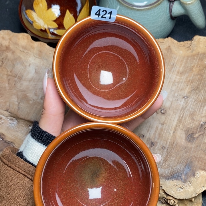茶盏建窑建盏主人杯421