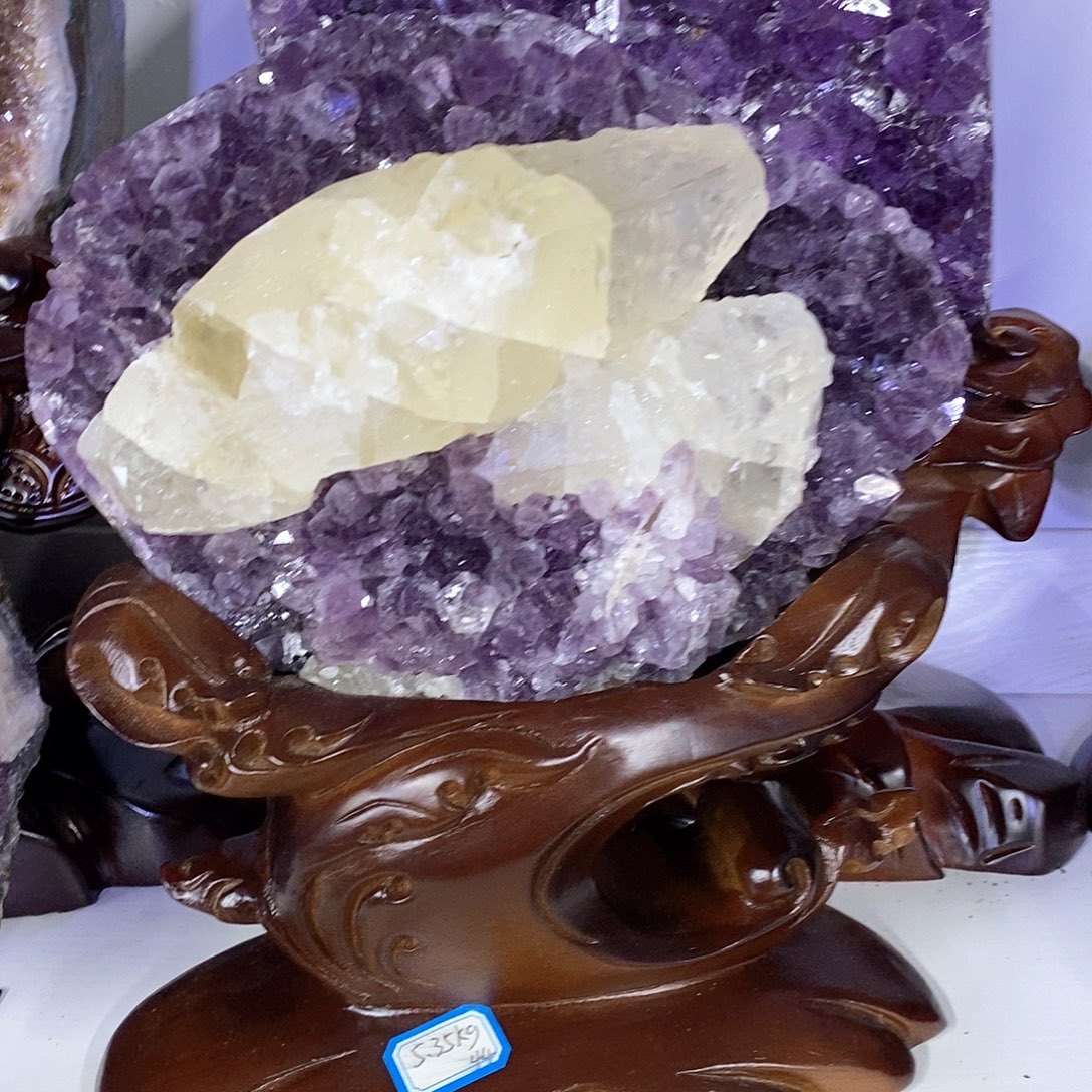 未镶嵌大型摆件（非配饰）紫晶小葛