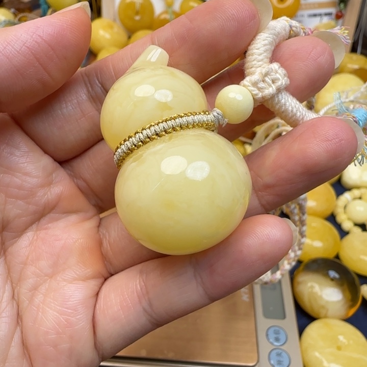 蜜蜡未镶嵌颈饰天然蜜蜡