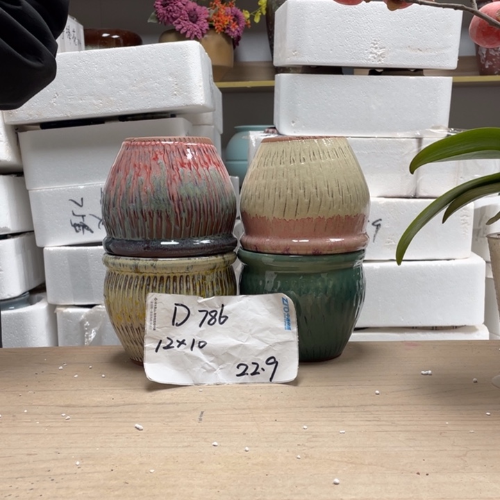 粗陶多肉花盆微瑕786