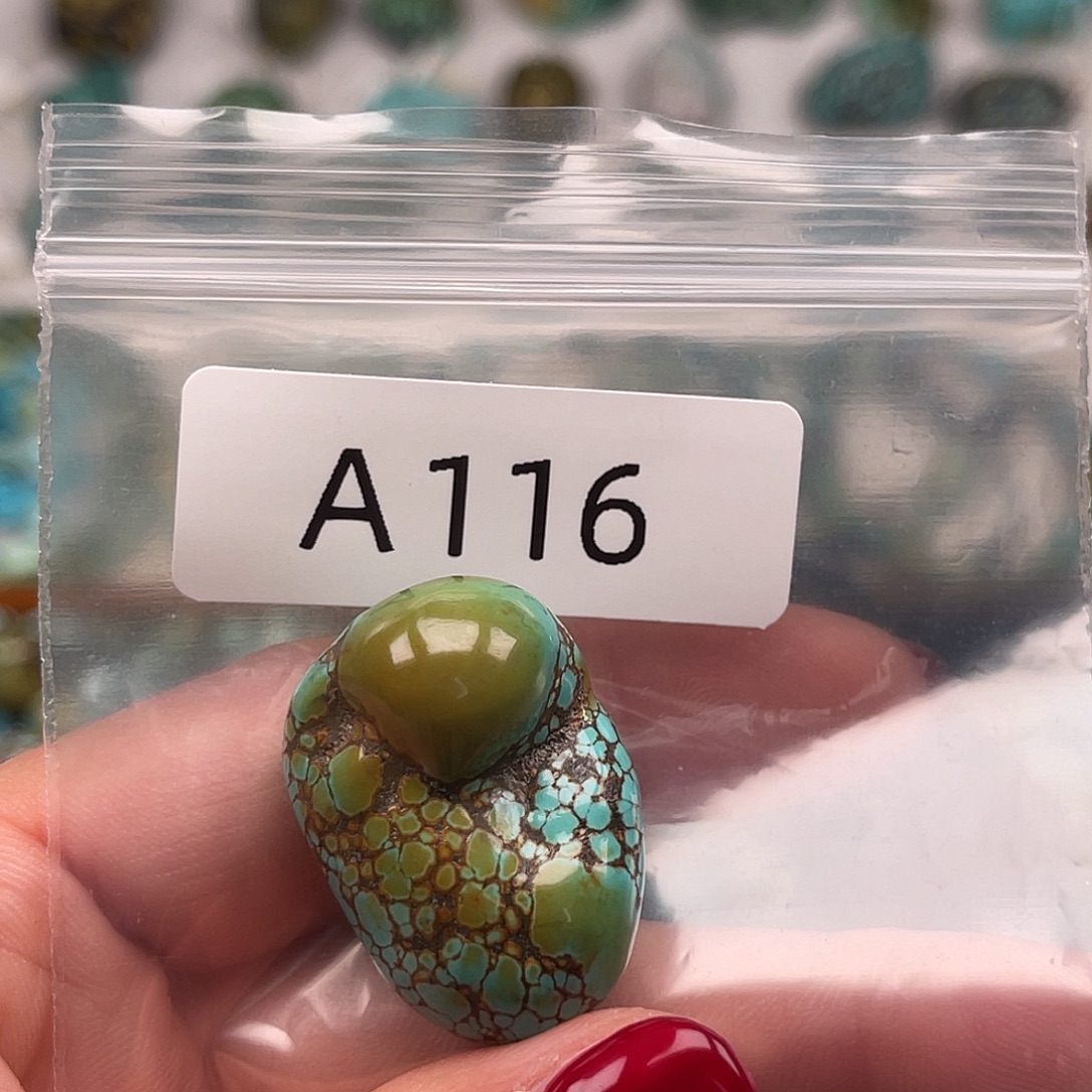 绿松石未镶嵌绿松石珠子