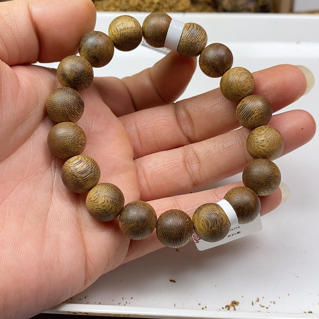 沉香手串老白棋规格1.2-12