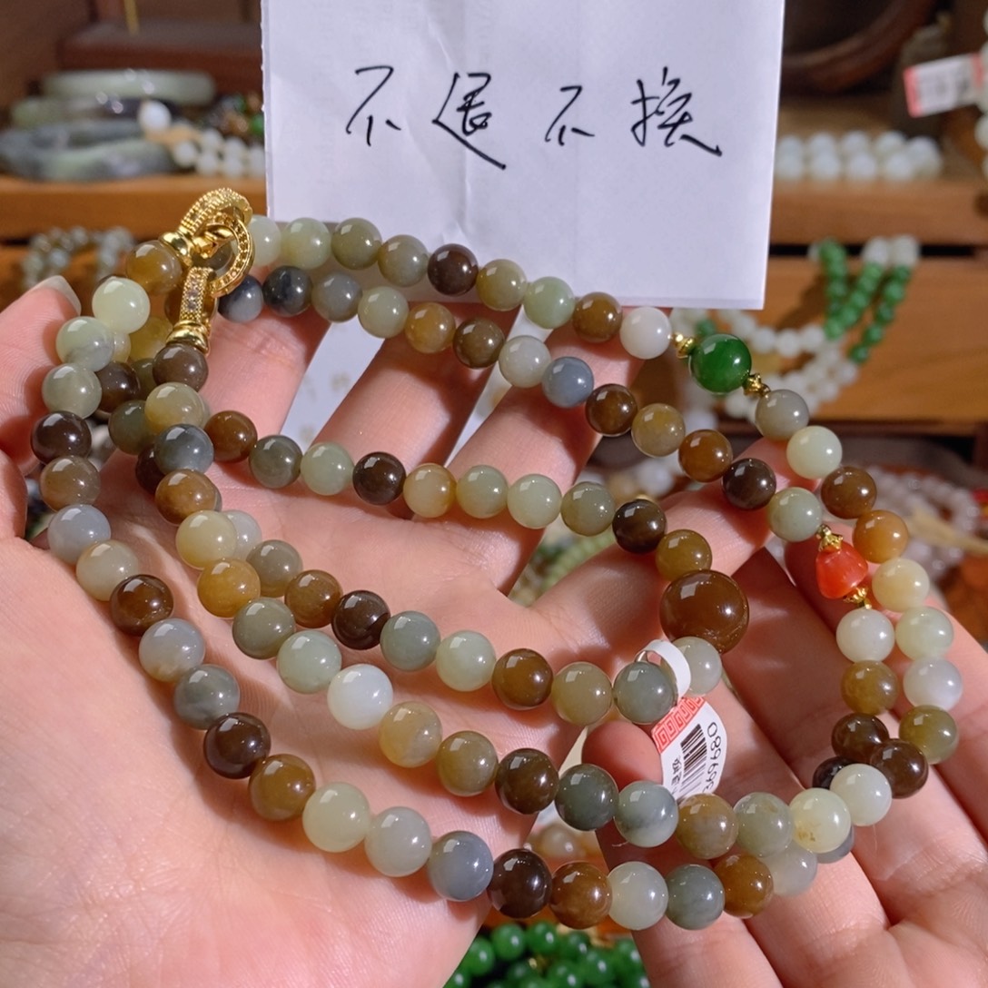 和田玉未镶嵌手链