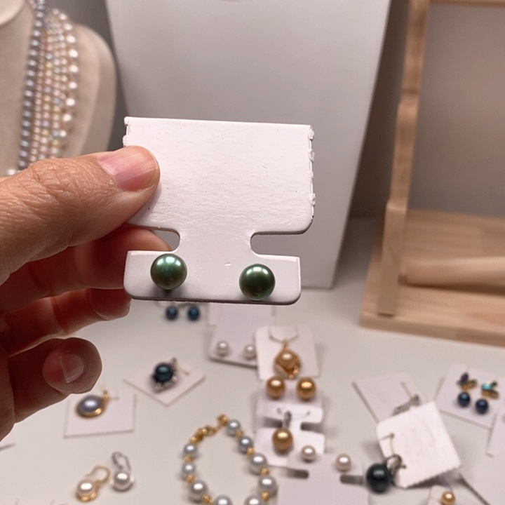 淡水珍珠耳饰未镶嵌