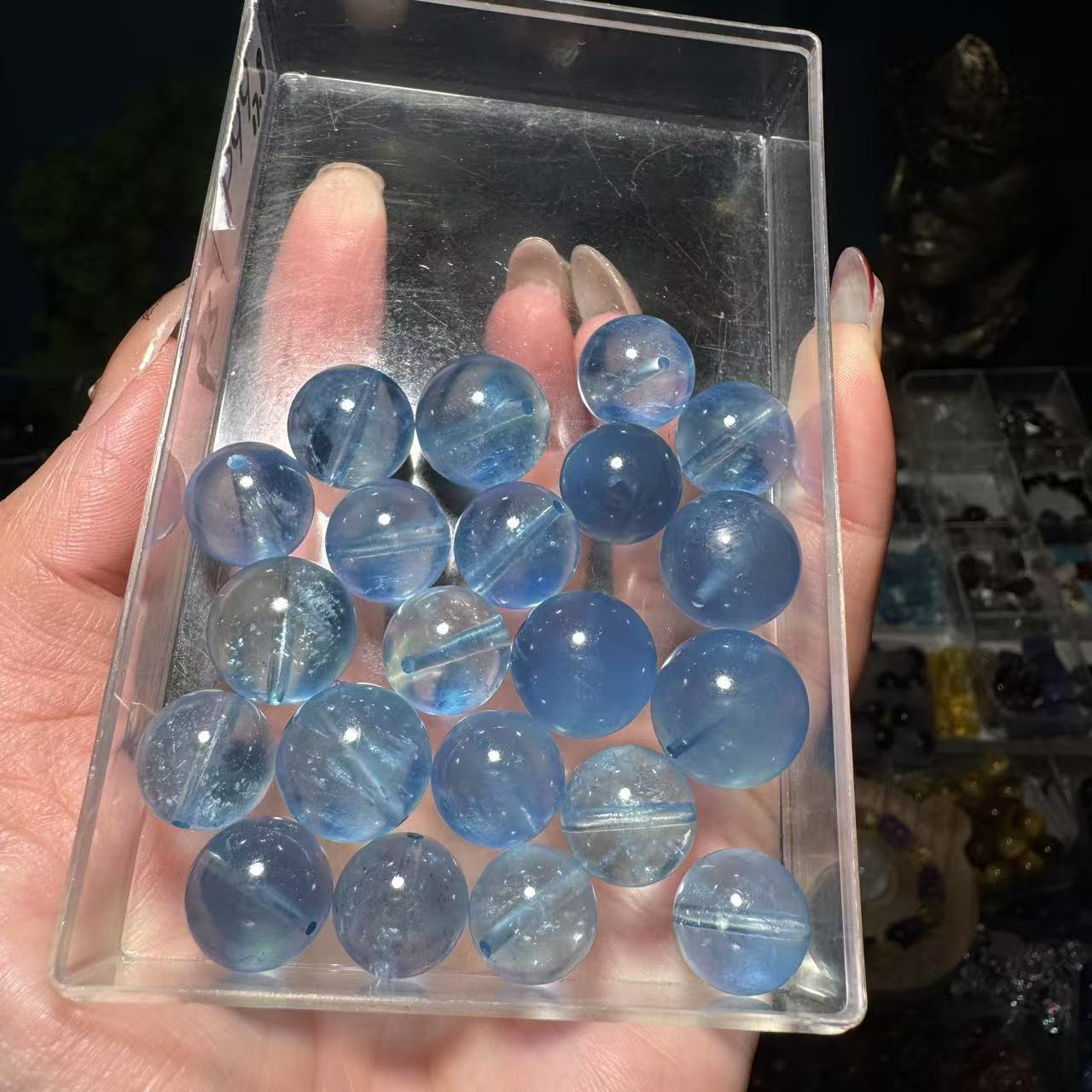 非金属珐琅手链 冰川蓝单珠多样性发其一