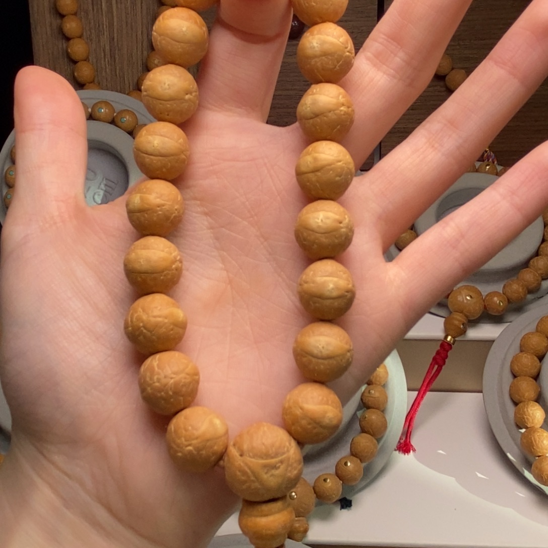 说***到手串凤眼菩提13素串