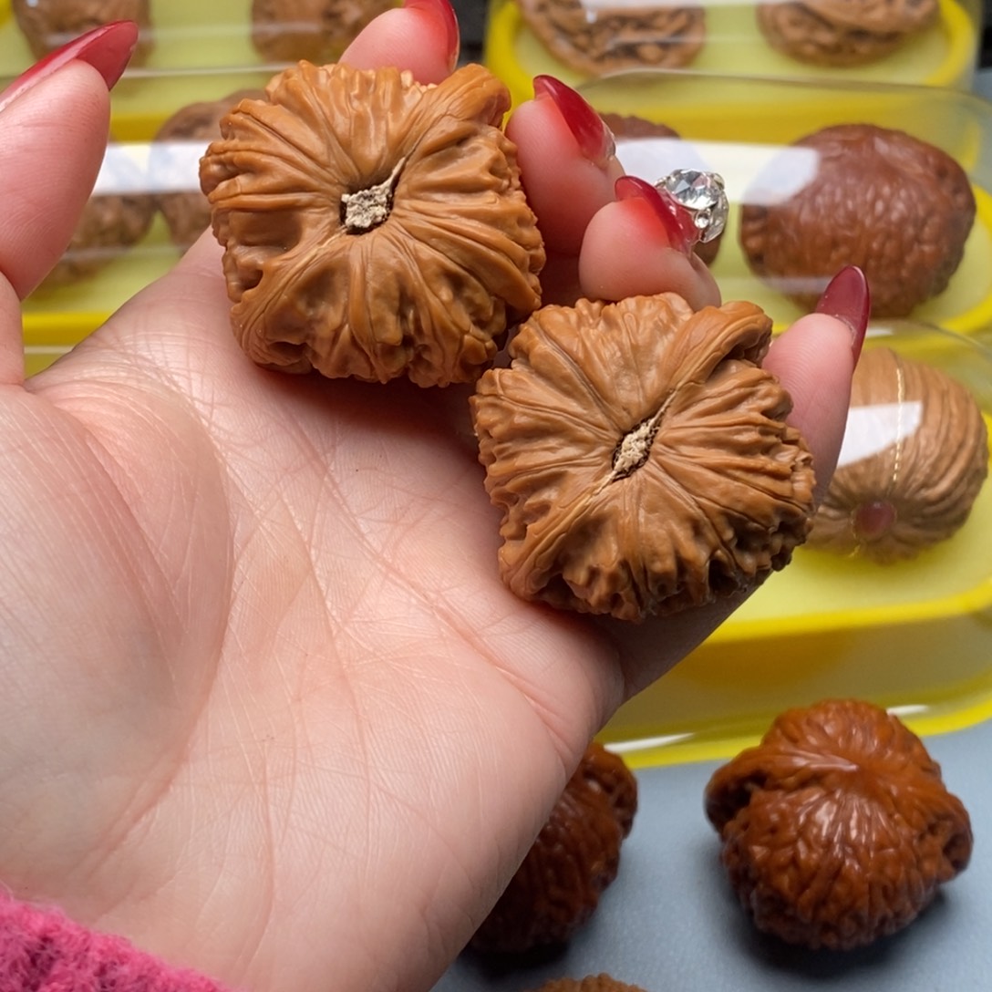 文玩核桃把件鸭**气41白狮子