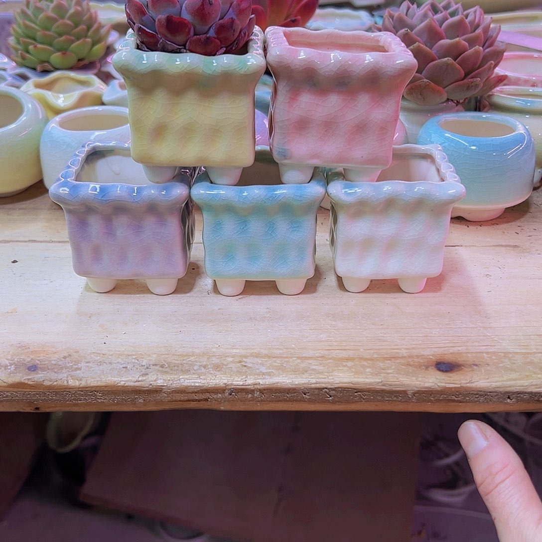 陶瓷花盆当场凑满12包邮