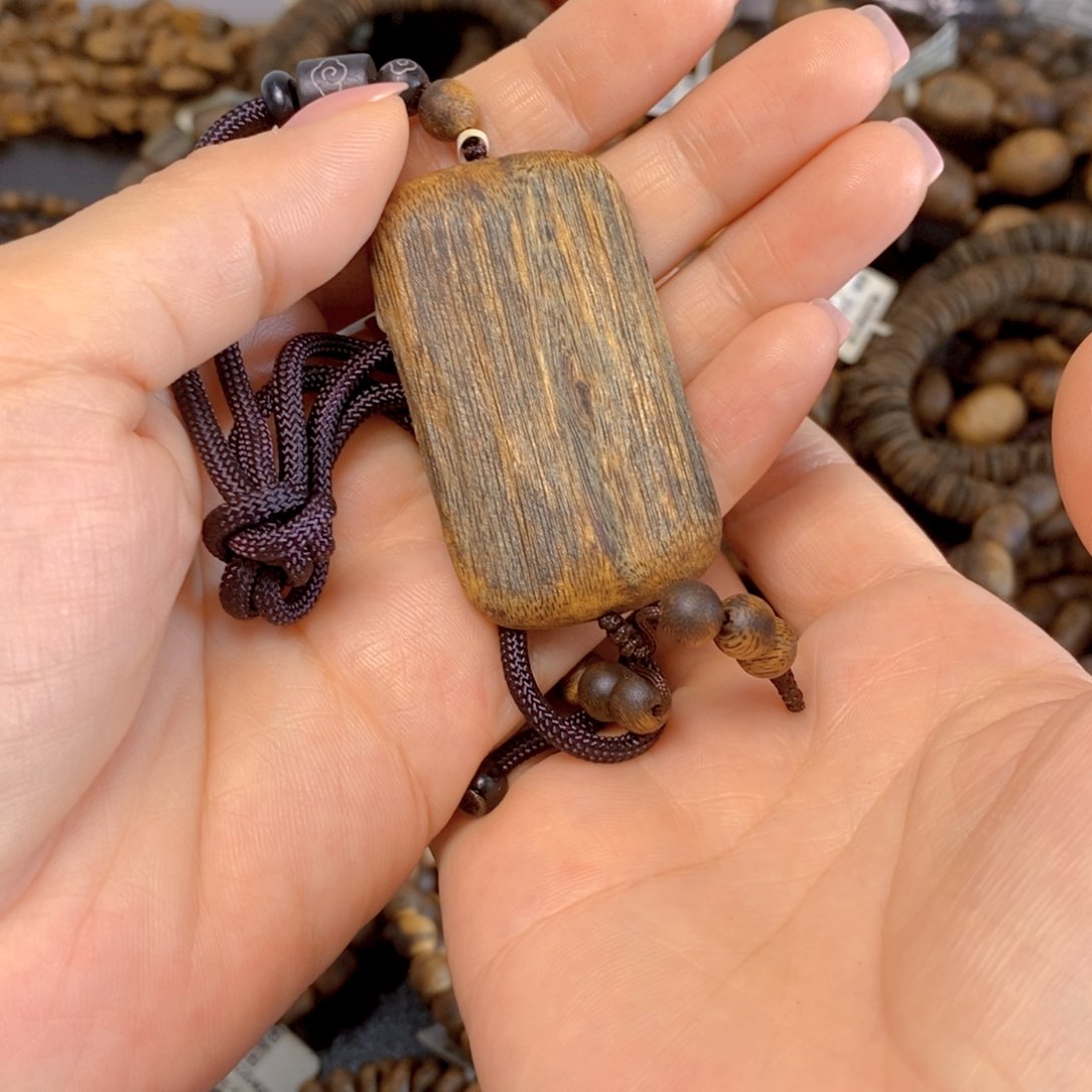 吊坠沉香张勺子无事牌吊坠多样性发货一个