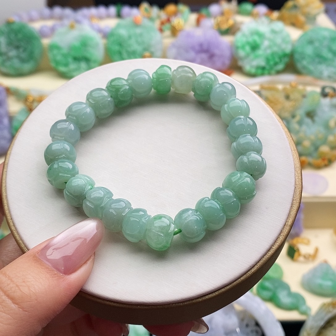 翡翠未镶嵌手串手串