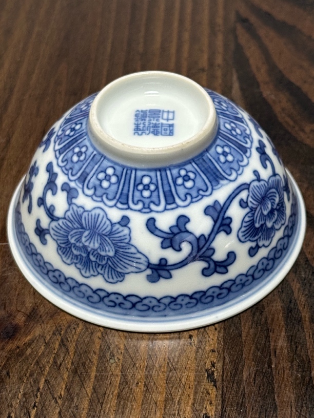 景德镇青花手绘陶瓷碗