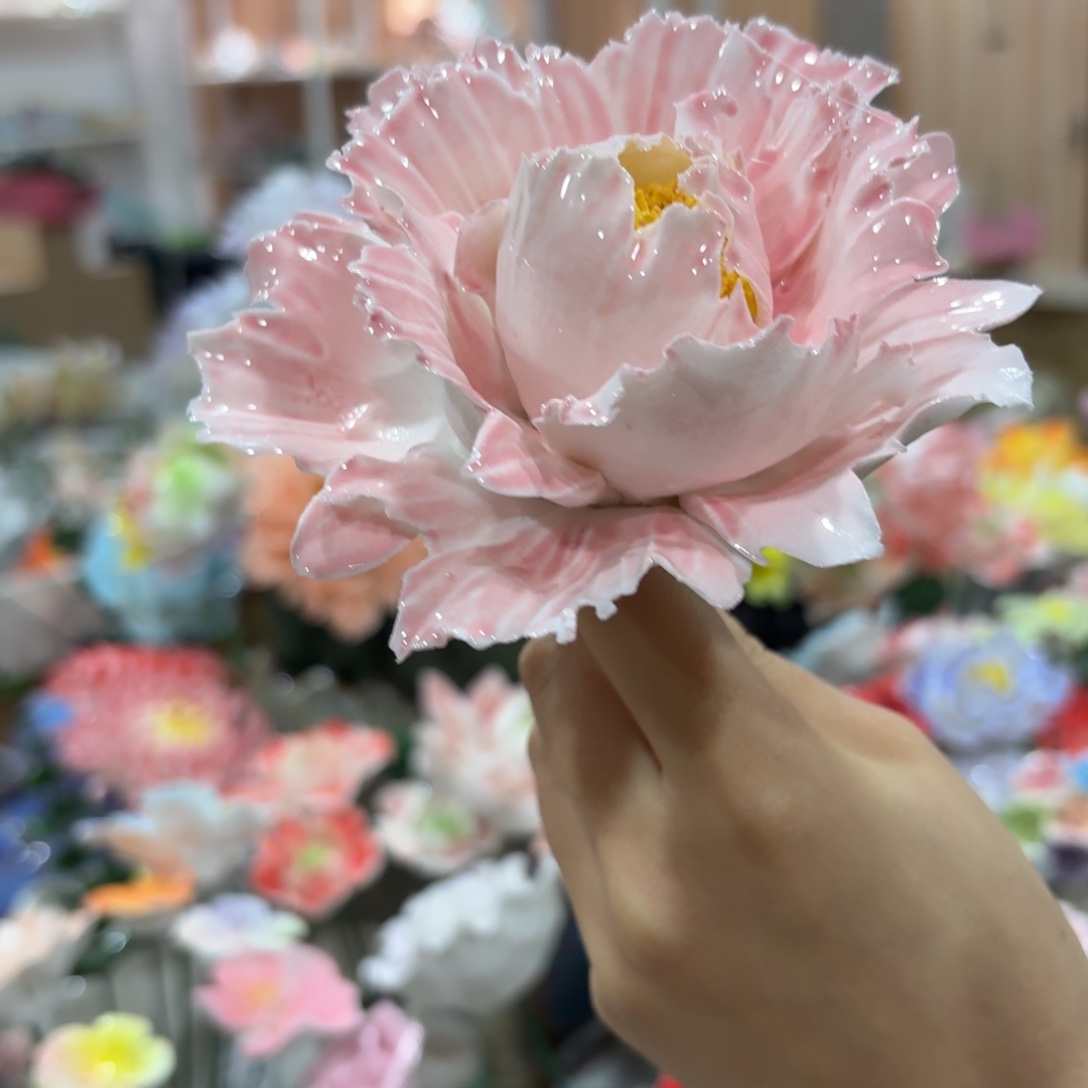 陶瓷花，拍满20发货，退款拉黑