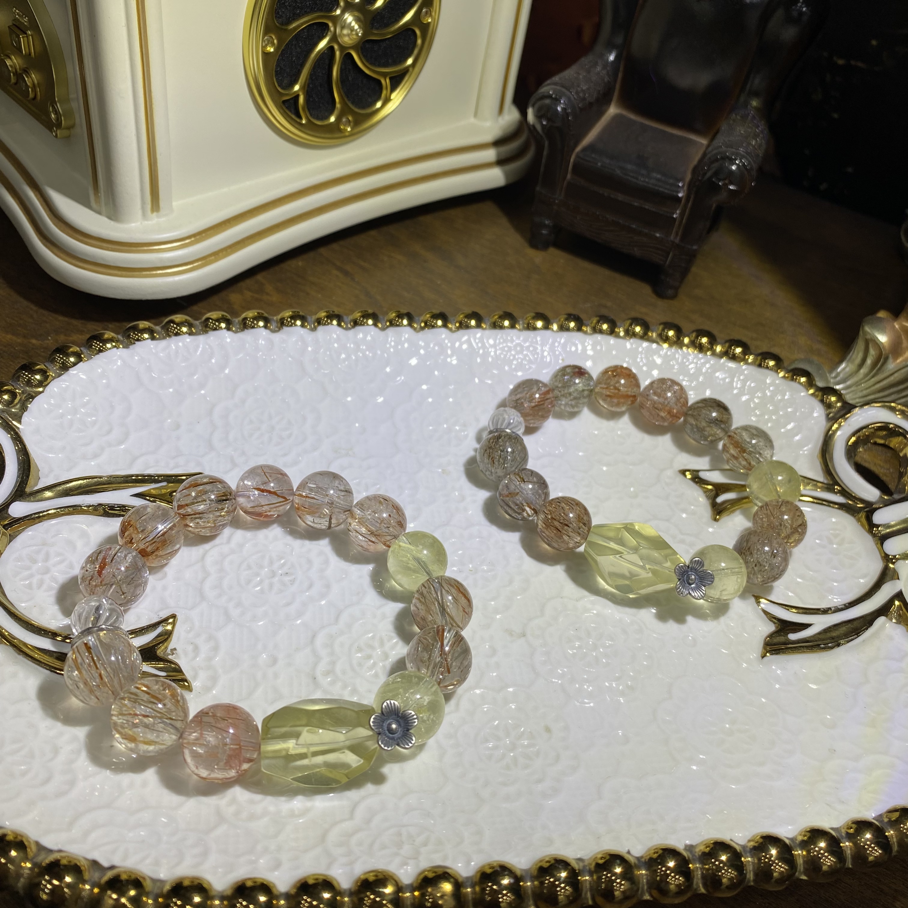 D130-天然水晶多宝手串单圈设计款-多样性发其一