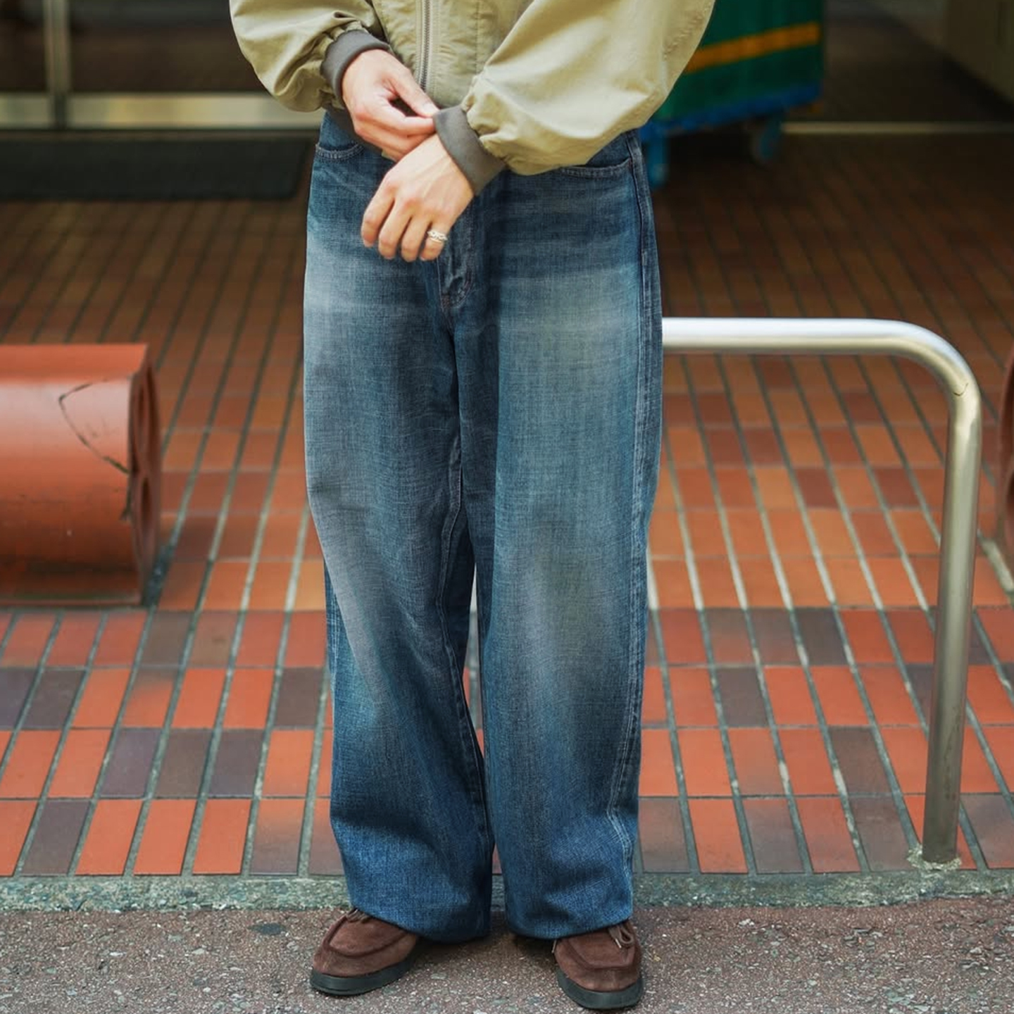 平替娜娜家 Selvage Denim Pants 25AW宽松水洗牛仔裤S25SC084