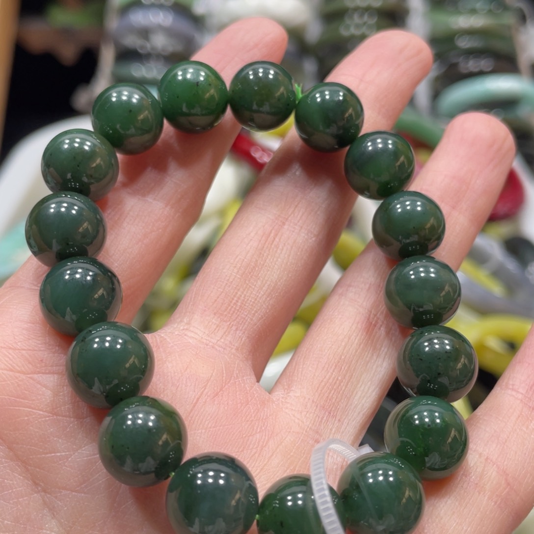 和田玉手串未镶嵌