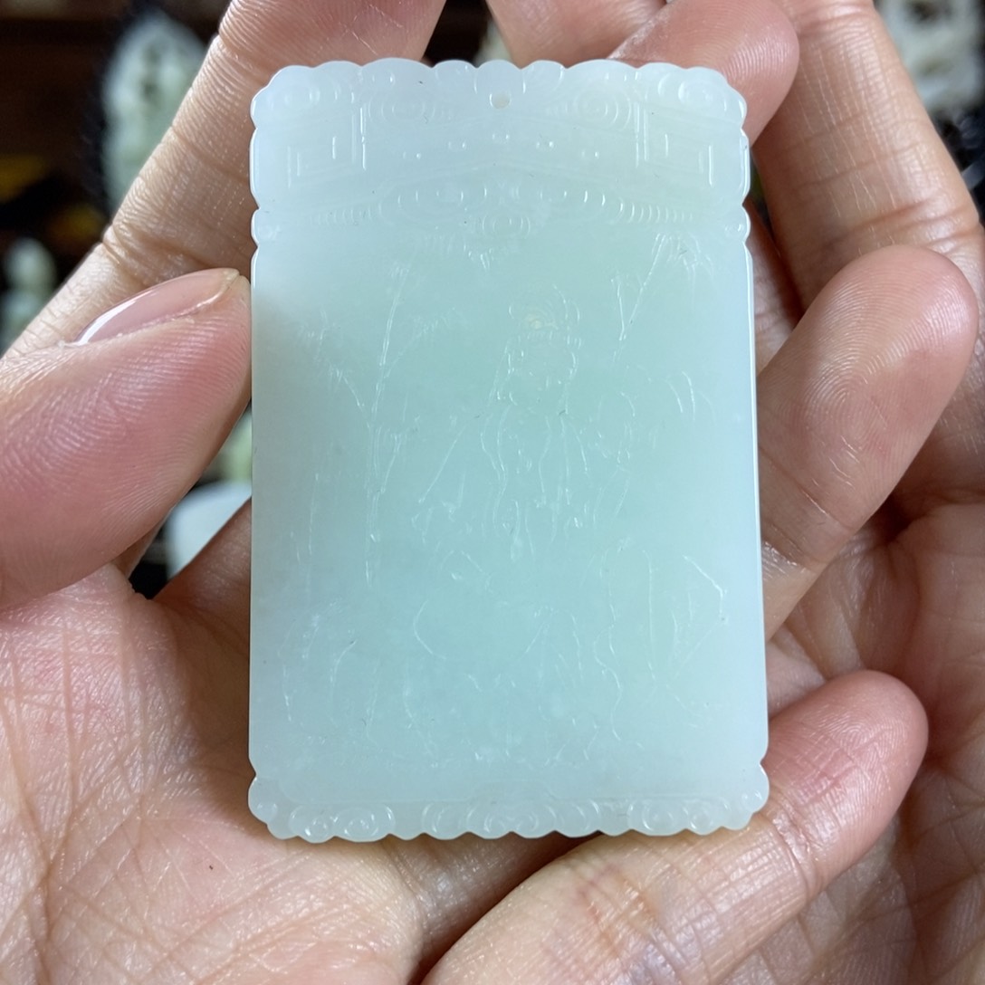 和田玉挂件未镶嵌用*