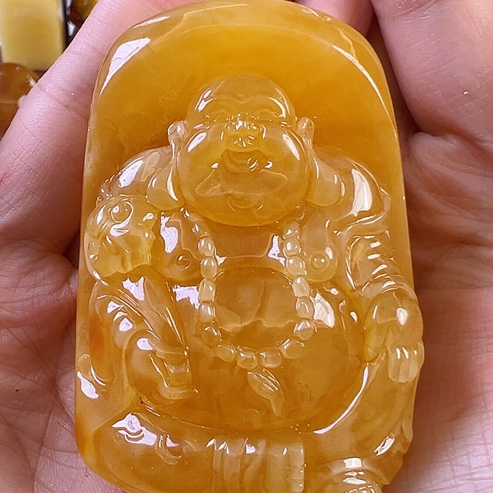 蜜蜡颈饰未镶嵌蜜蜡