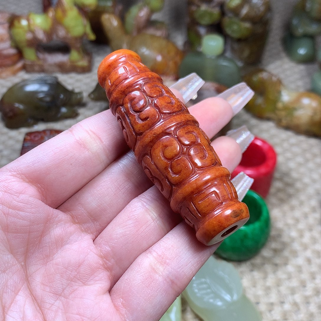 白玉菩提吊坠挂件