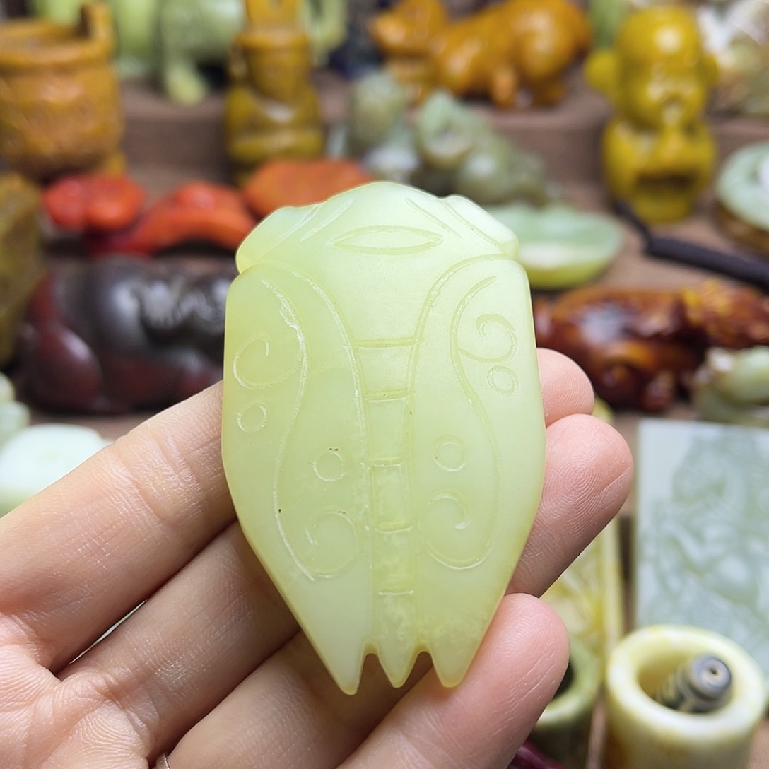 白玉菩提吊坠20。。