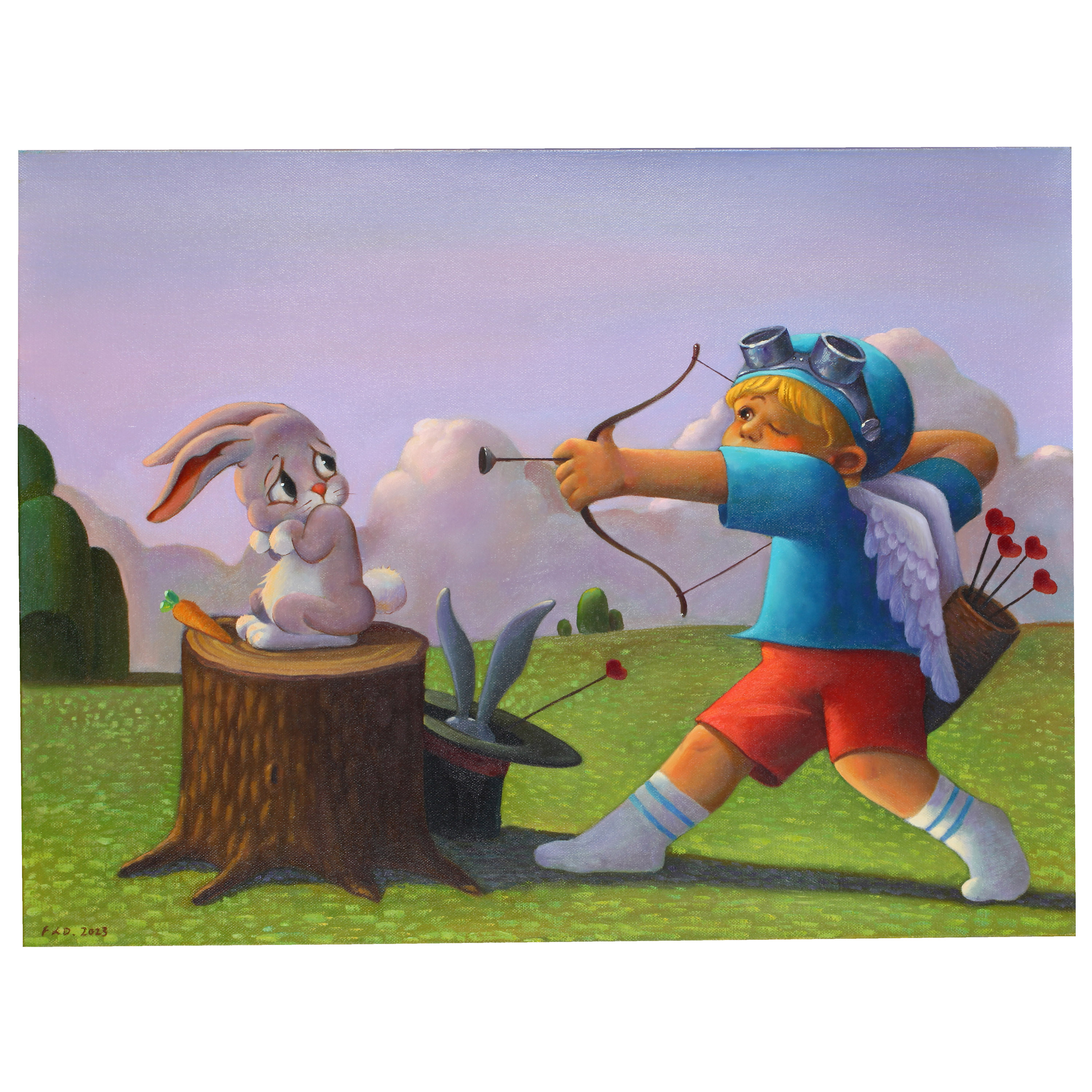 39、范晓东 《丘比特之剑》原作 【宣德190拍卖】