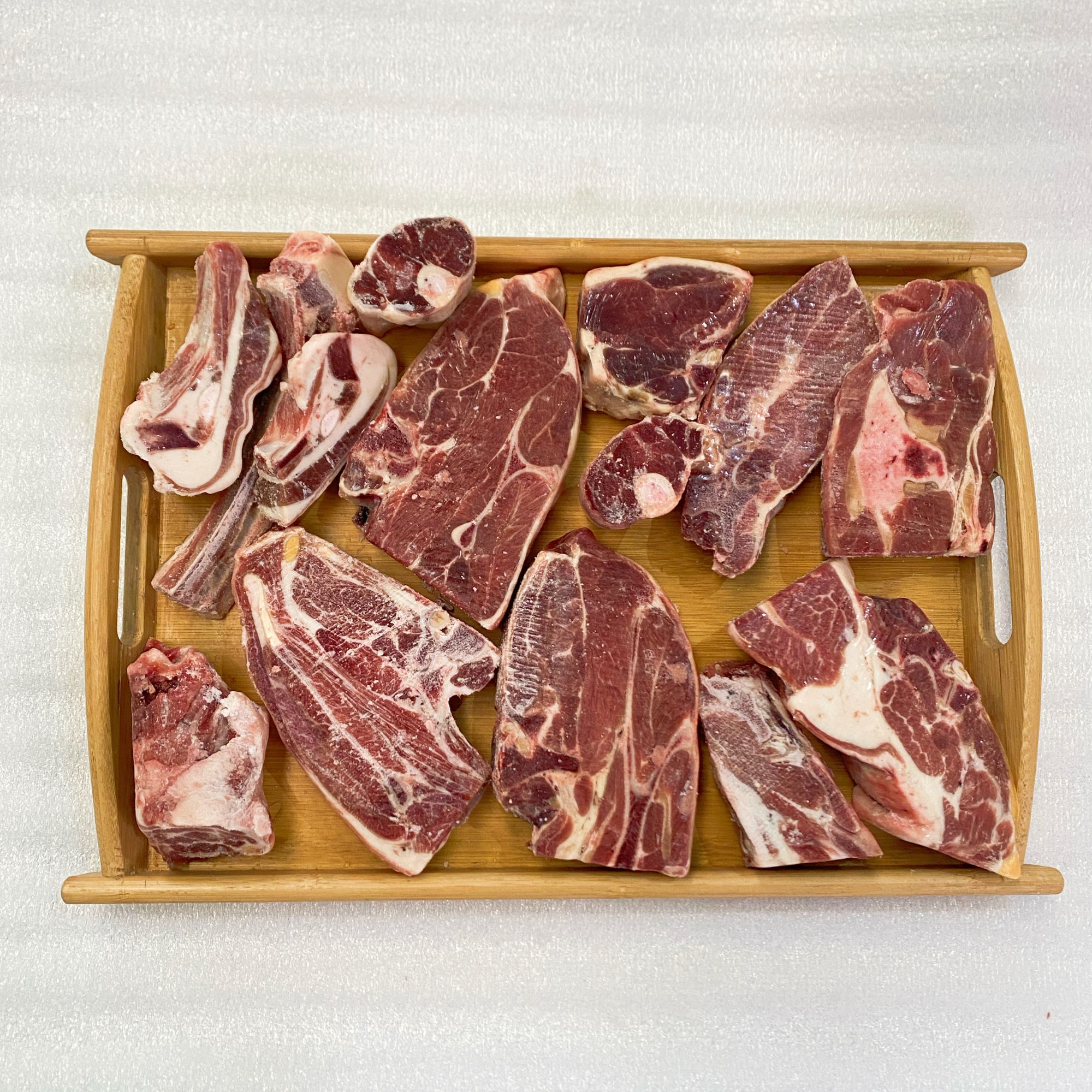 清真新西兰进口羔羊 全羊切块5斤 羊手把肉 肥瘦相间