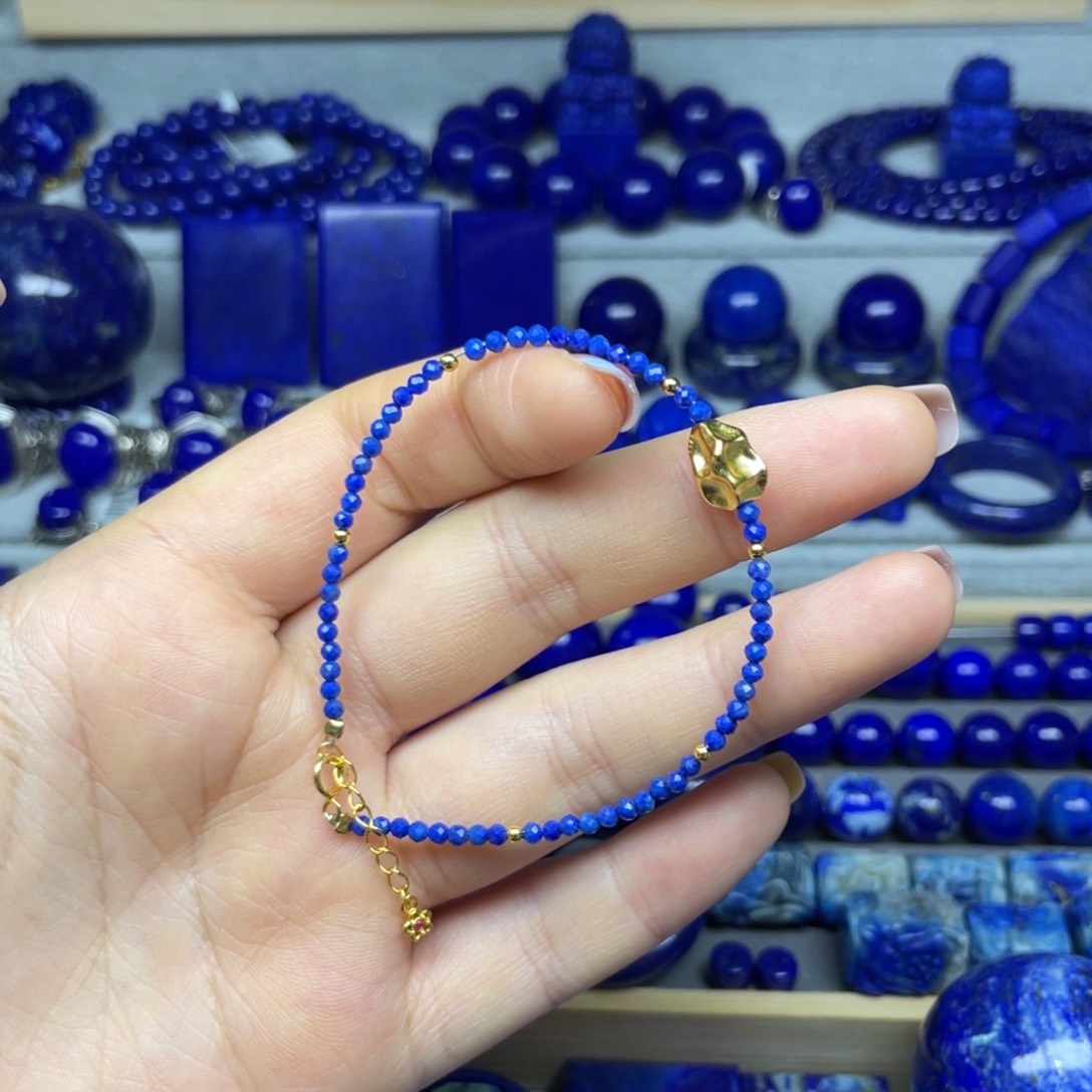 青金石手链未镶嵌