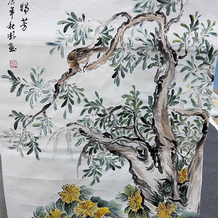 国画手绘国画作品