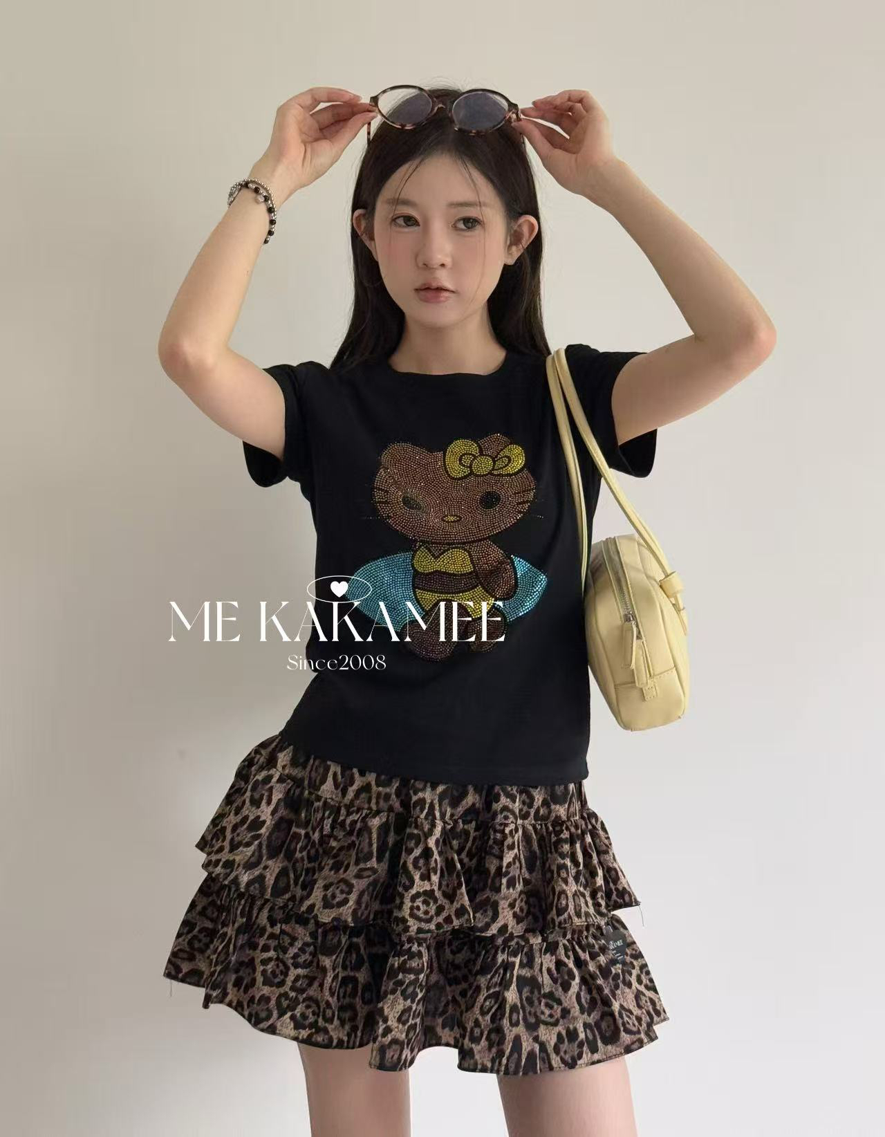 福秒-贴砖KT！修身常规显瘦T恤（KA3199#）KAKAME