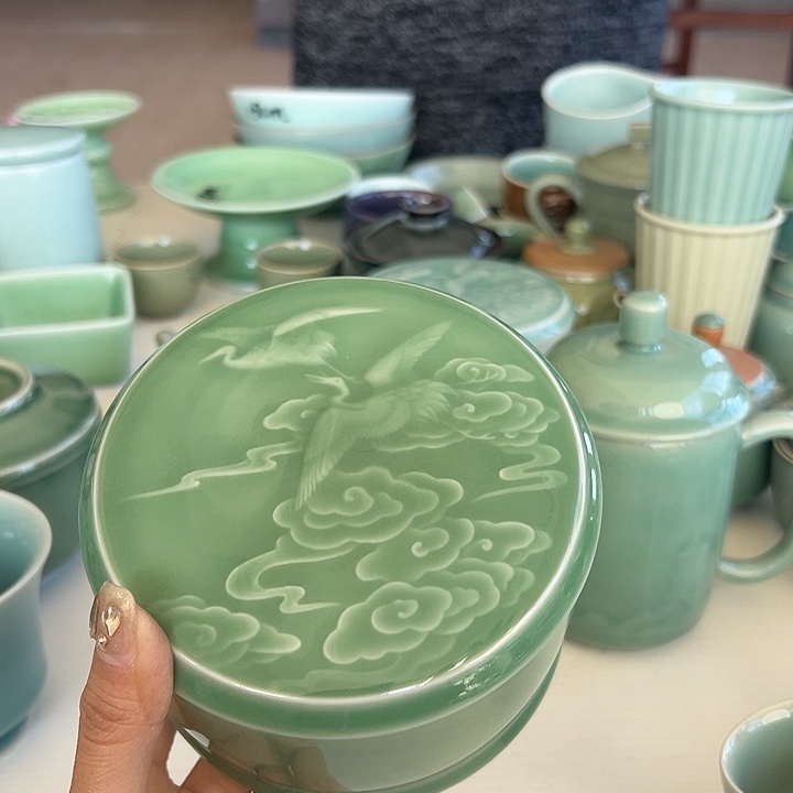 小米茶器龙泉青瓷