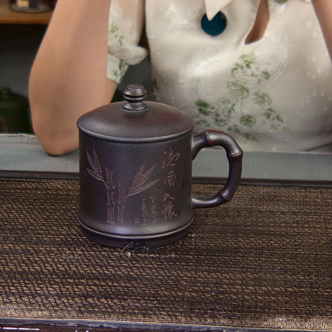 茶杯紫砂高货放漏
