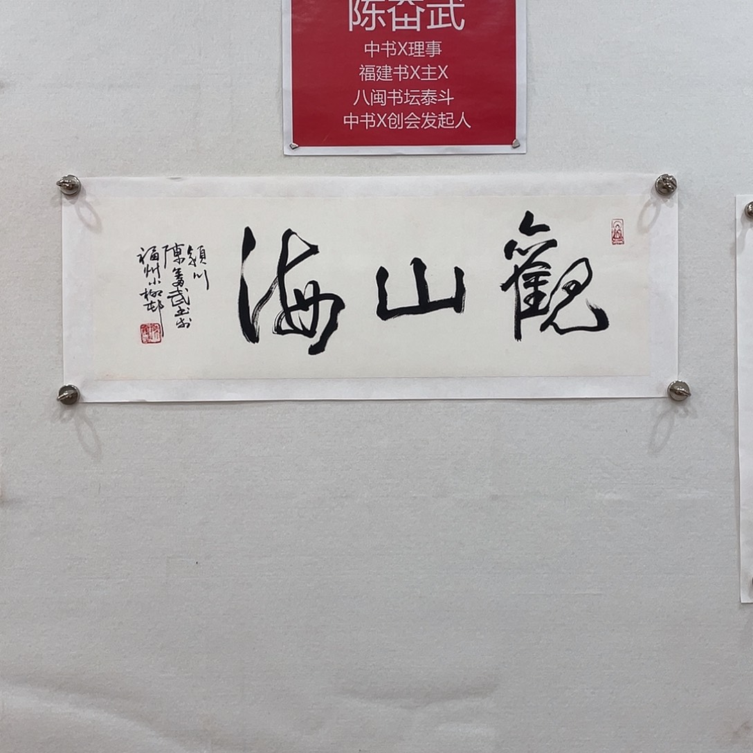 横款博航艺术书法作品