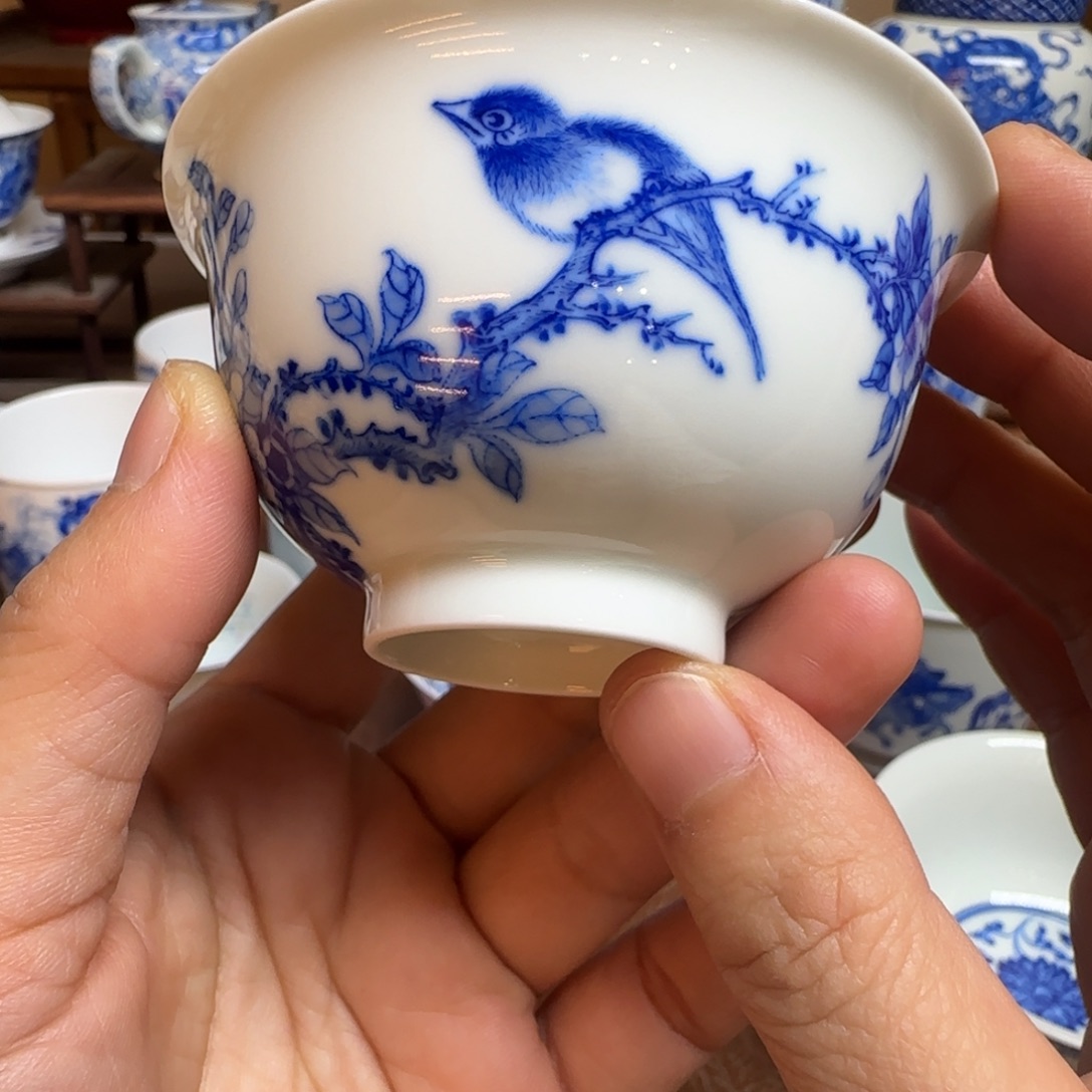 陶摆件今天晚上的月亮很圆