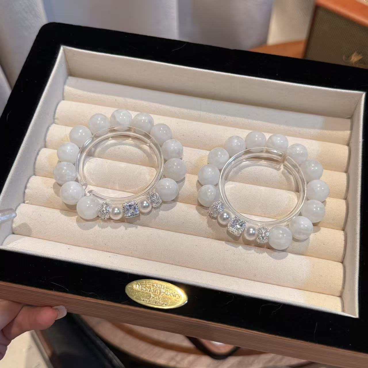 雪花幽灵水晶手串手链 颜色微差多样性发其一ZW289