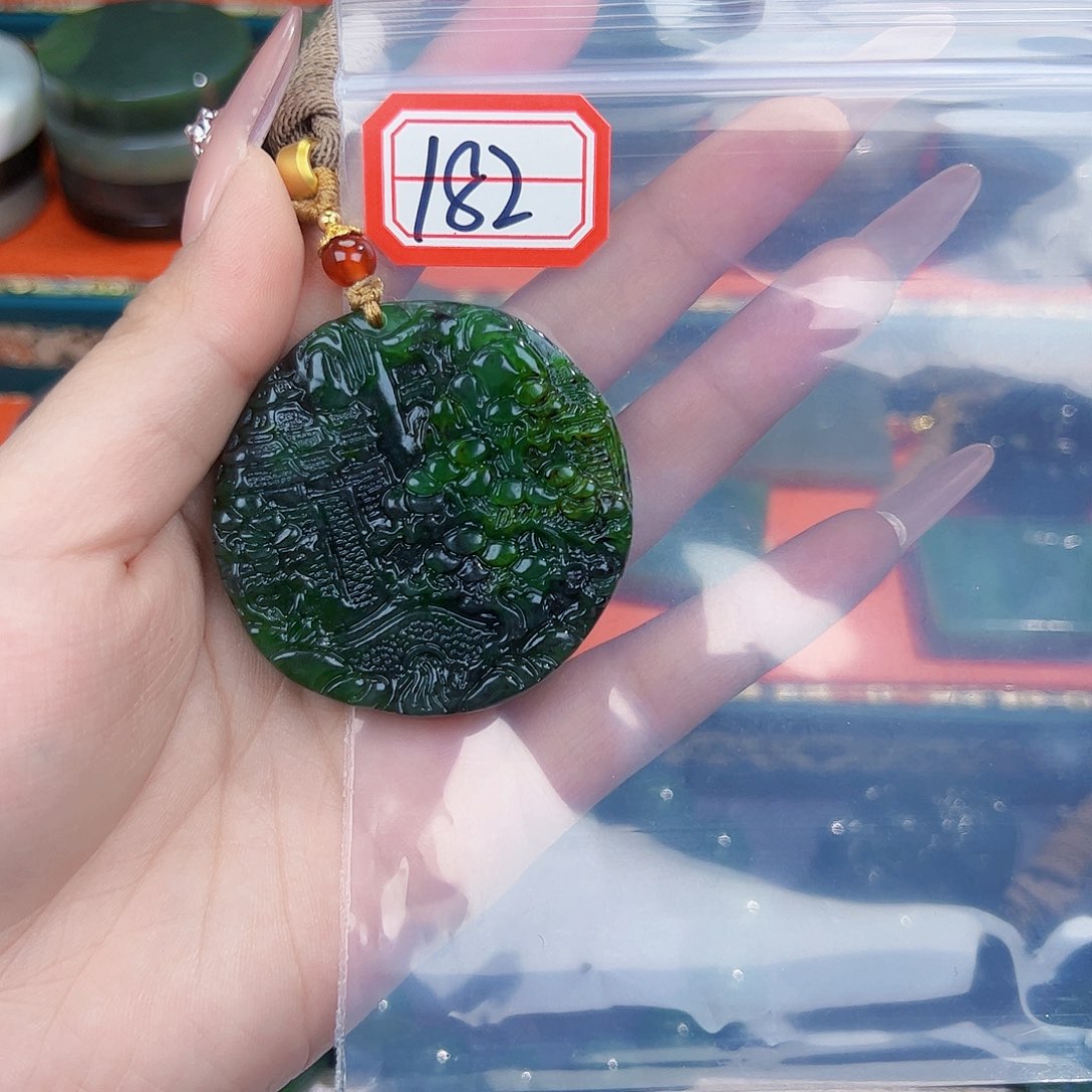 和田玉珠宝半成品未镶嵌