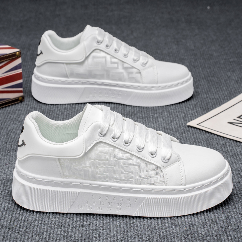 2025夏季男士小白鞋运动鞋子男款防滑跑步鞋学生休闲板鞋厚底潮鞋