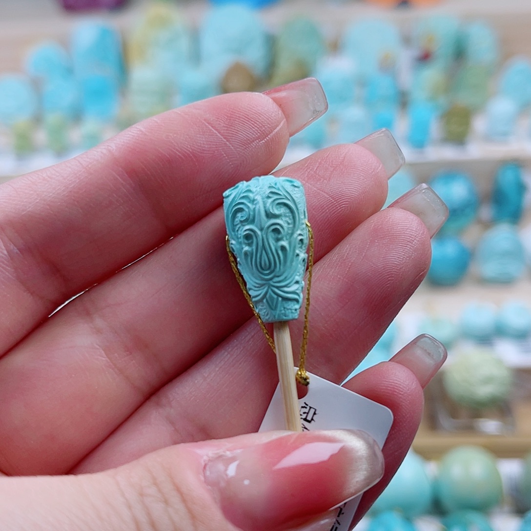 绿松石未镶嵌珠宝奇石10mm