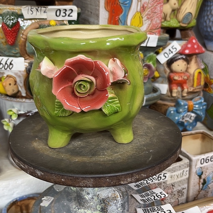 粗陶材质多肉花盆