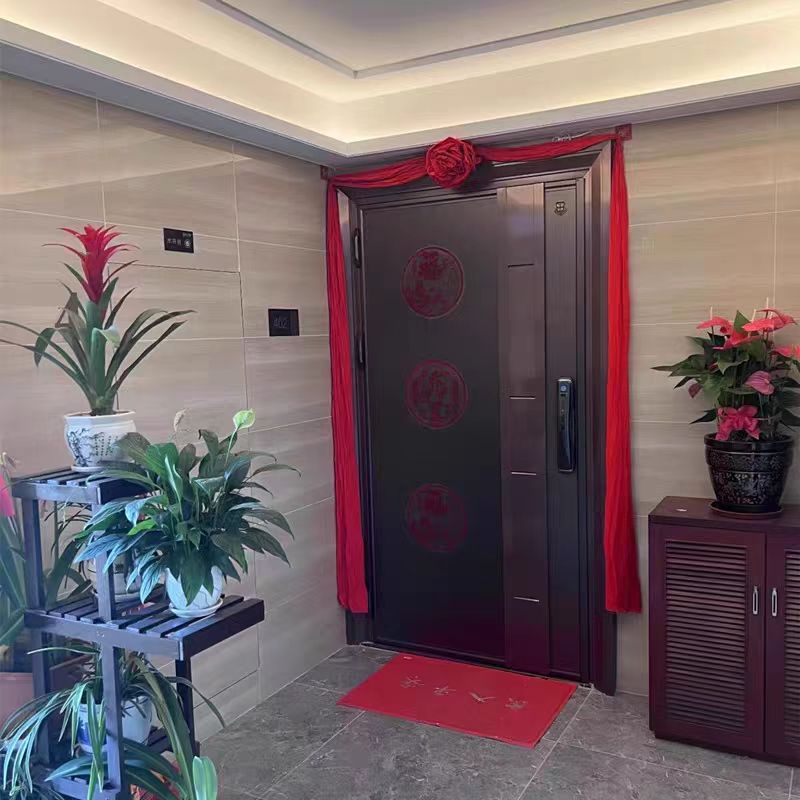 结婚喜庆大红花球新房乔迁挂红花球入宅布置喜庆大红花球