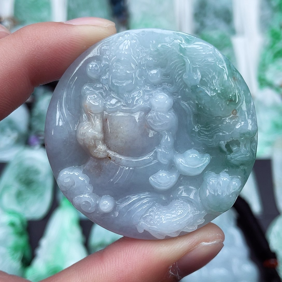 翡翠颈饰未镶嵌翡翠吊坠