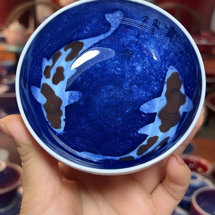 7***8瓷片景德镇品艺轩郎红