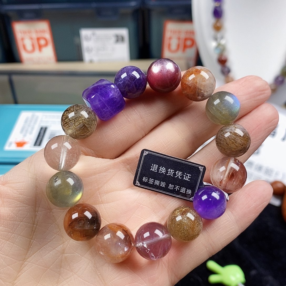 银S925镶嵌水晶手链