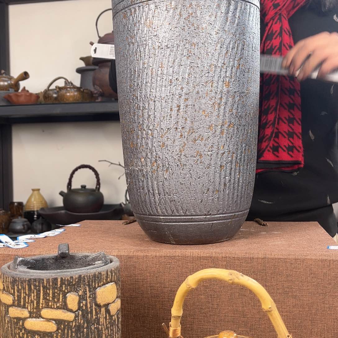 紫泥茶壶紫砂粗陶茶器