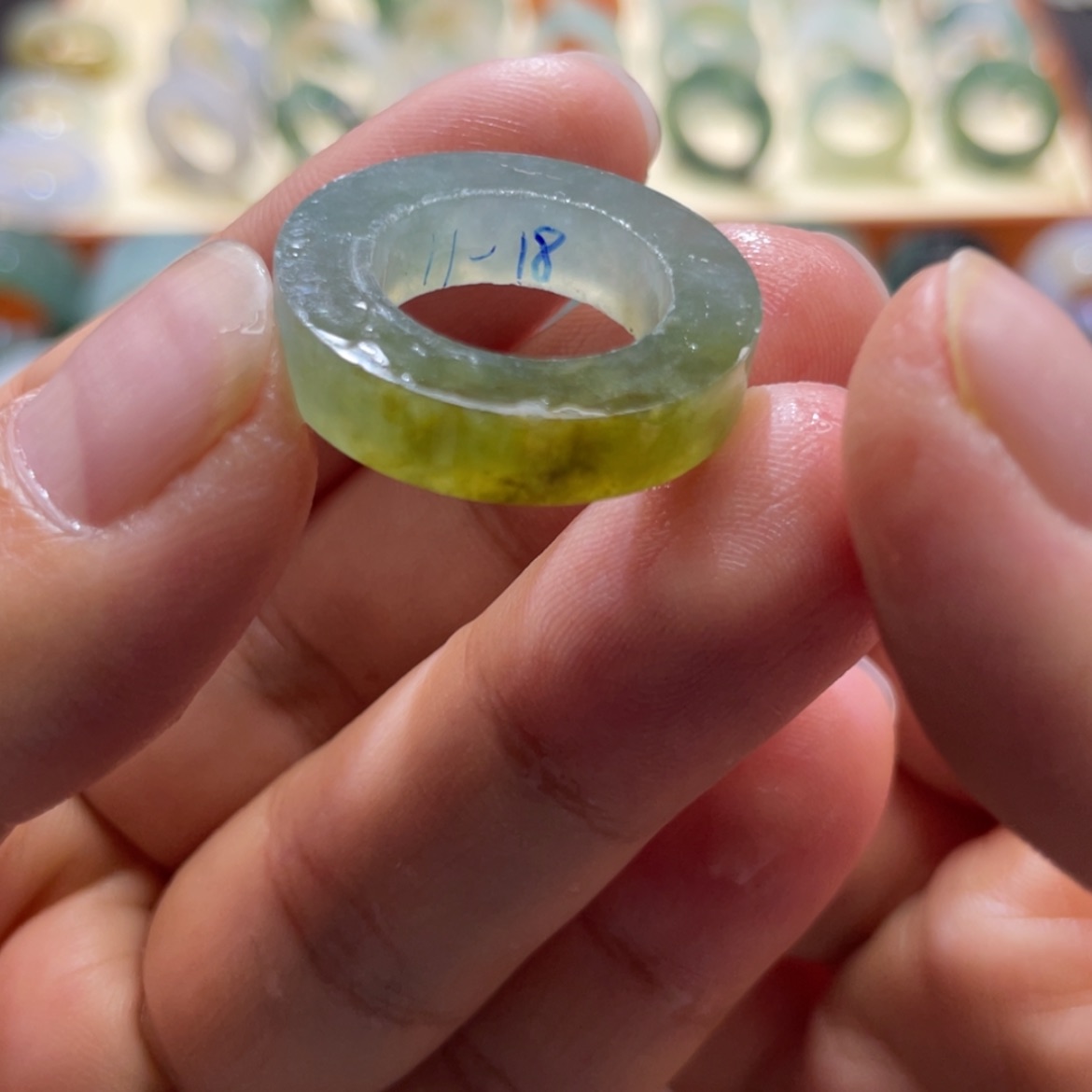 【闪购商品】定制翡翠未镶嵌天然翡翠11-18圈